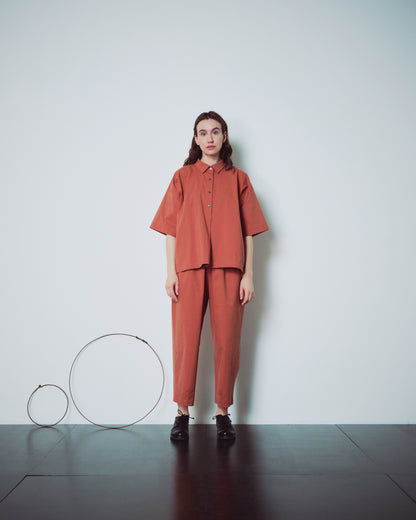 Coral Back Pockets Pants