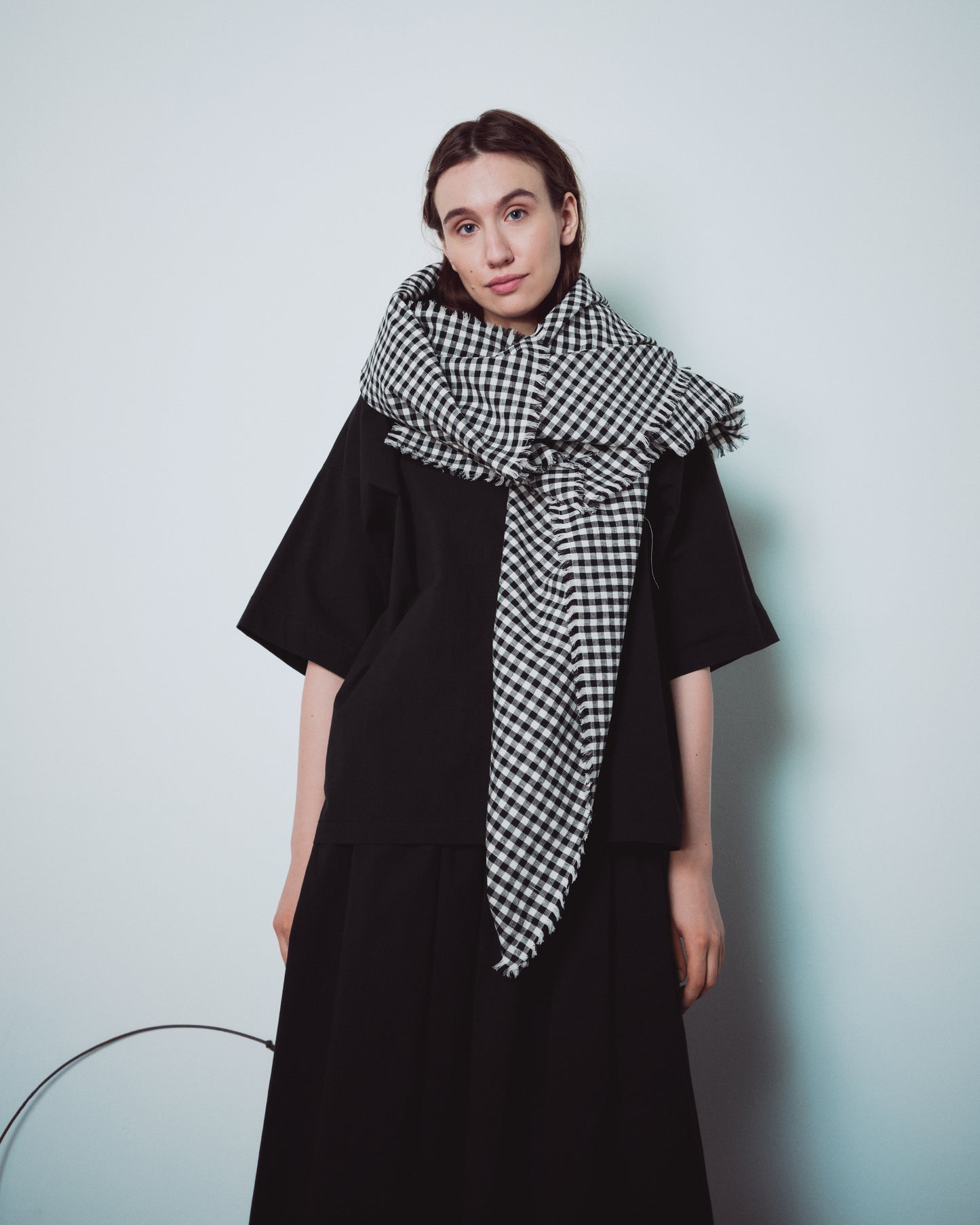 Checked Scarf