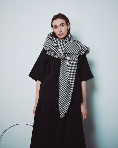 Checked Scarf