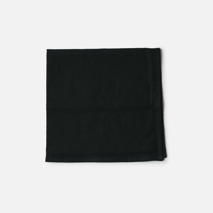 Ribbon-frame handkerchief | Black