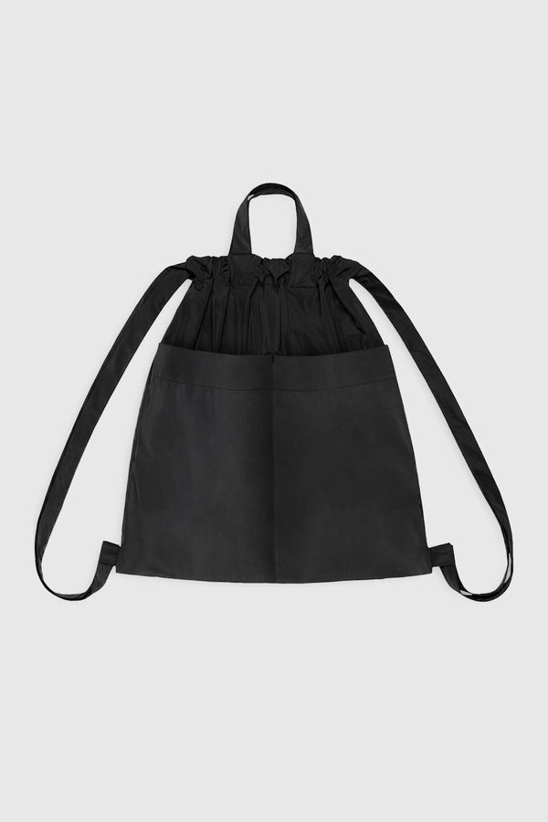 Drawstring Backpack Black
