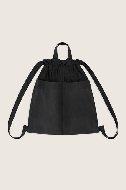 Drawstring Backpack Black