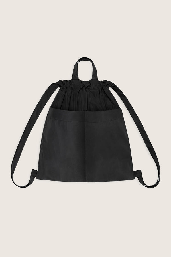 Drawstring Backpack Black