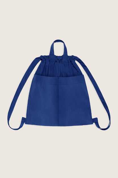 Drawstring Backpack Blue