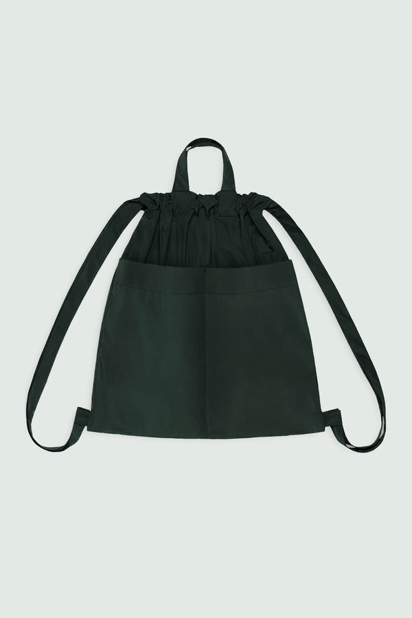 Drawstring Backpack Green