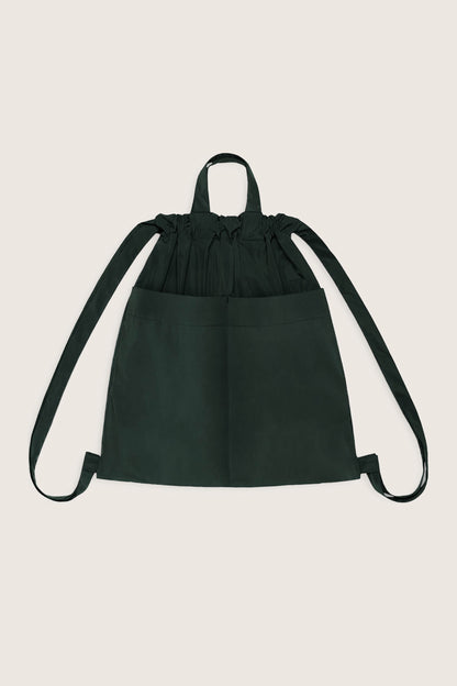 Drawstring Backpack Green