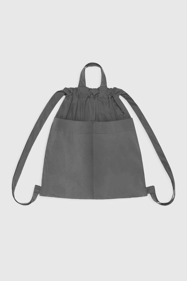 Drawstring Backpack Grey