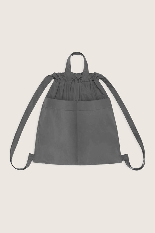 Drawstring Backpack Grey