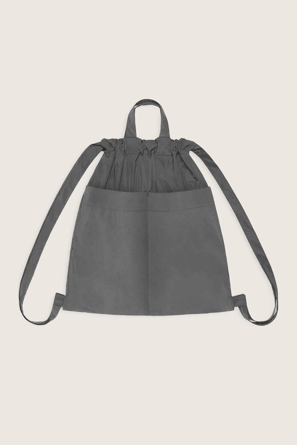 Drawstring Backpack Grey