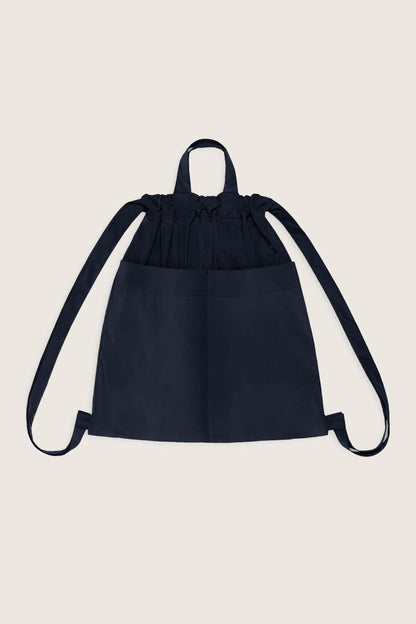 Drawstring Backpack Navy