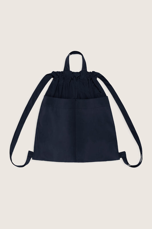 Drawstring Backpack Navy