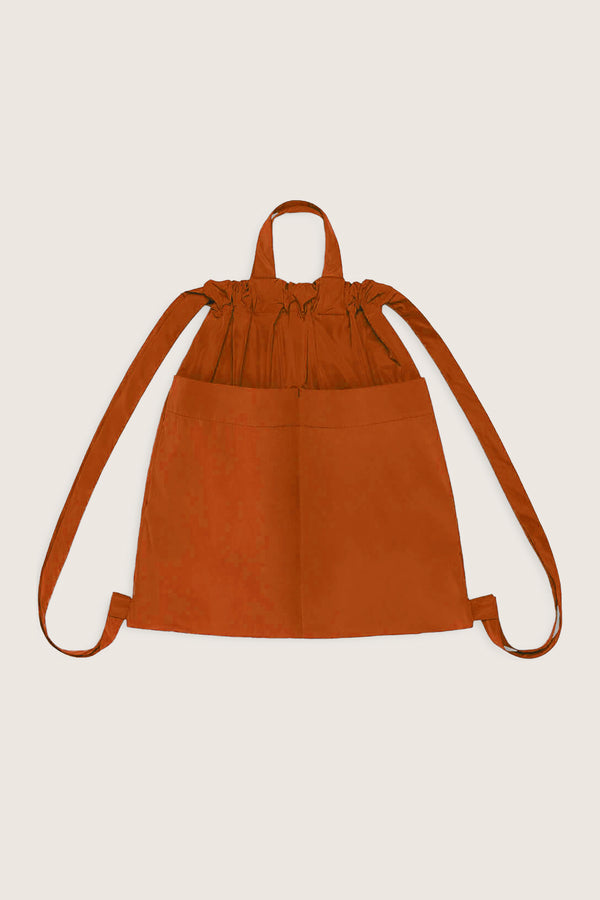 Drawstring Backpack Orange