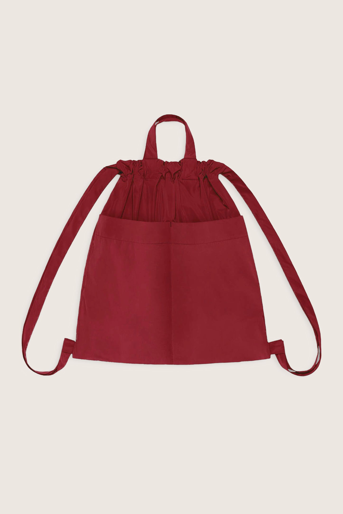 Drawstring Backpack Red