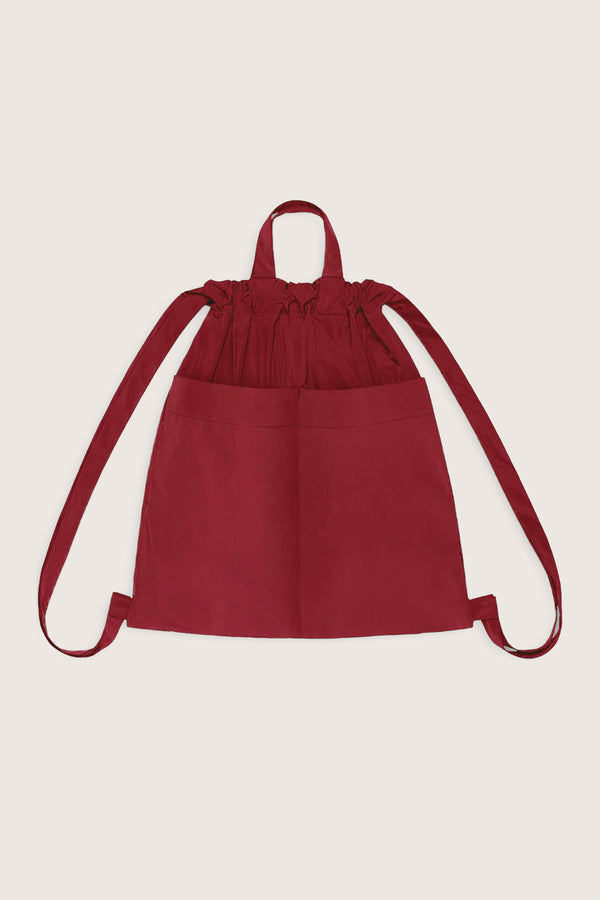 Drawstring Backpack Red