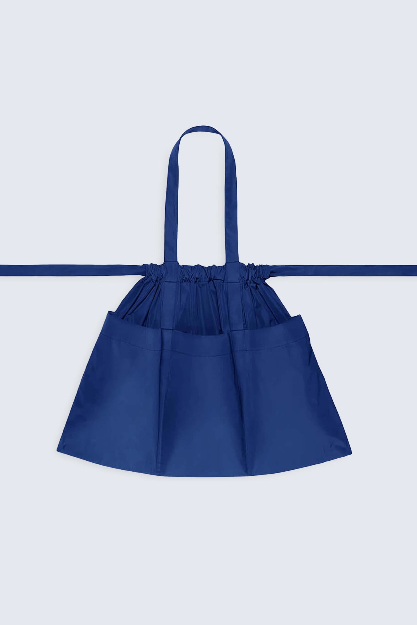 Drawstring Tote Bag L Blue