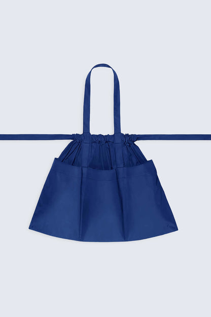 Drawstring Tote Bag L Blue