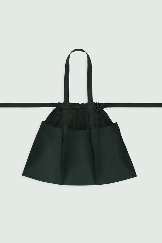 Drawstring Tote Bag L Green