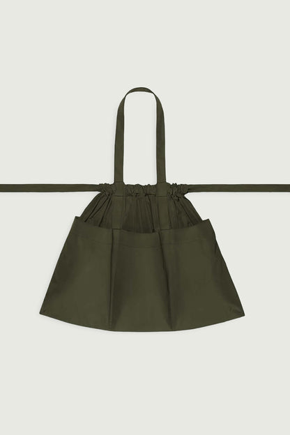 Drawstring Tote Bag L Khaki