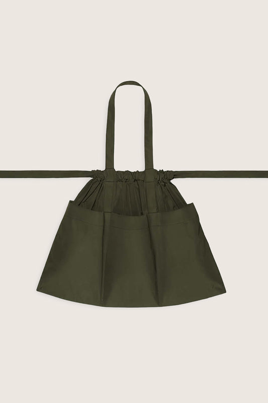 Drawstring Tote Bag L Khaki