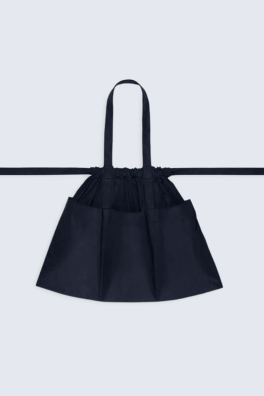 Drawstring Tote Bag L Navy