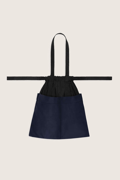 Drawstring Tote Bag M Black