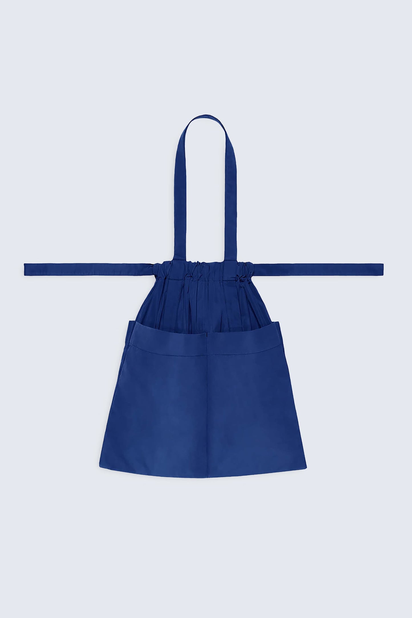 Drawstring Tote Bag Medium Blue