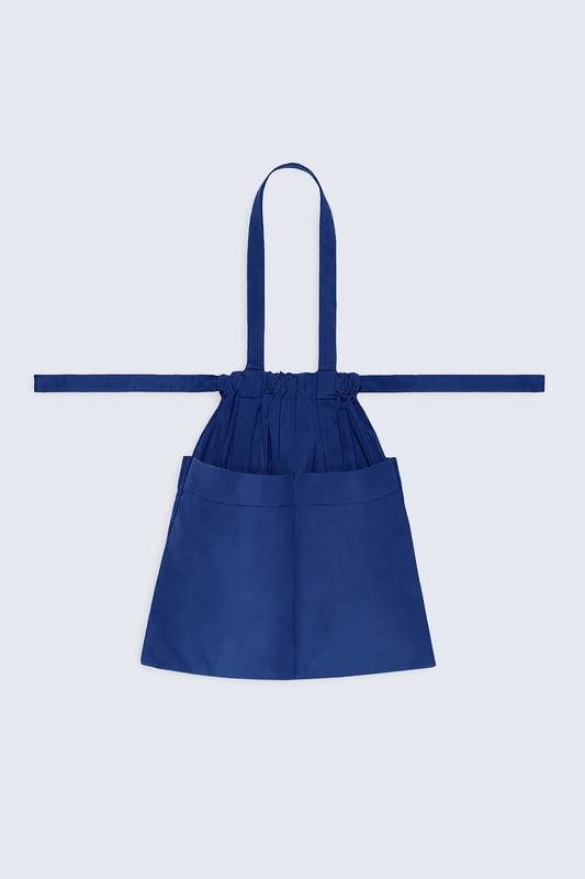 Drawstring Tote Bag M Blue