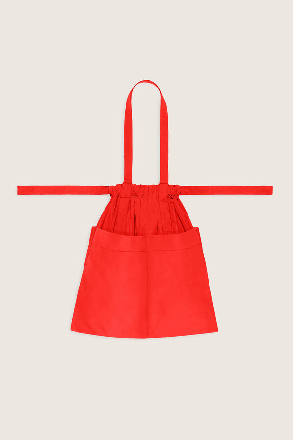 Drawstring Tote Back M Neon Green