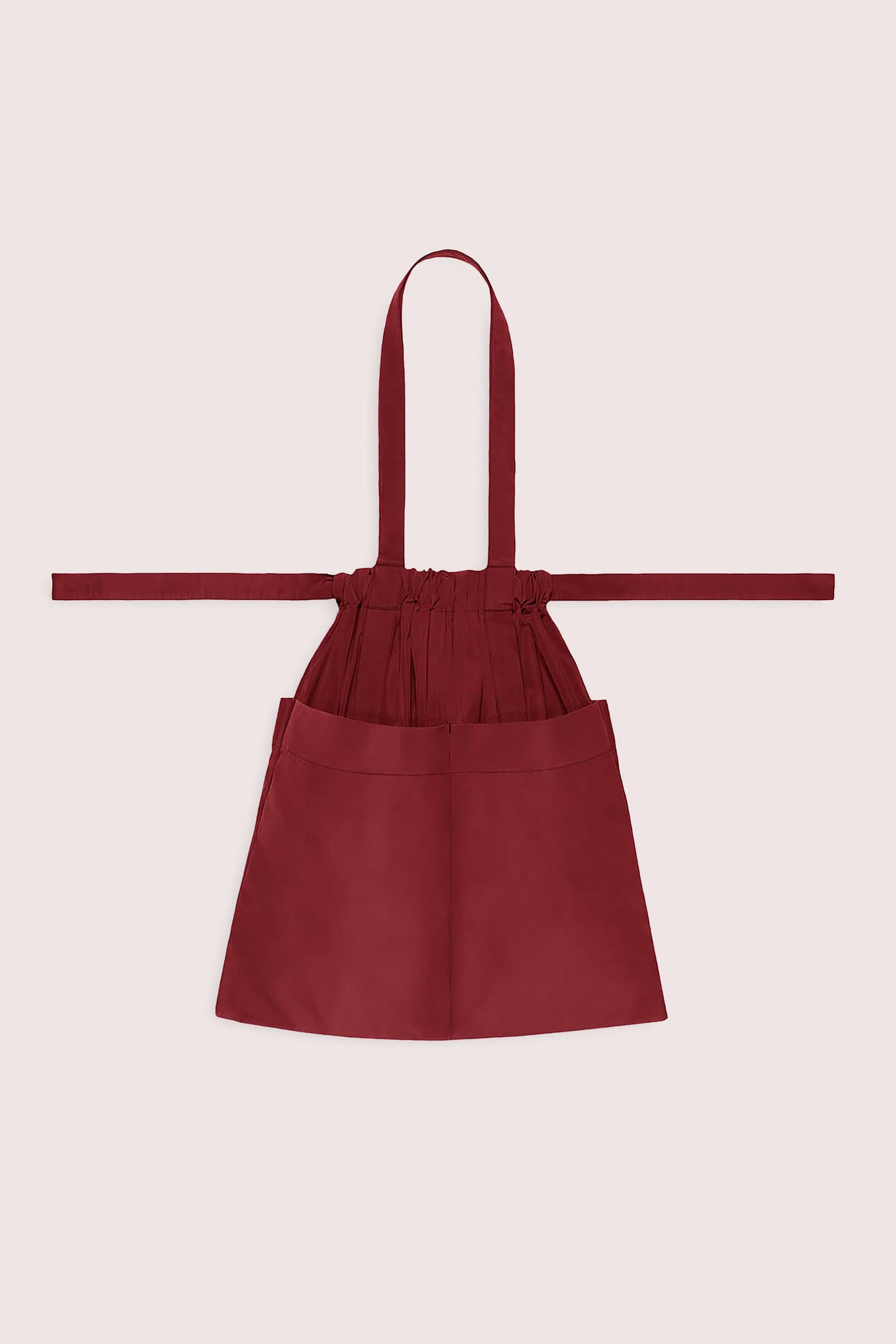 Drawstring Tote Bag M Red