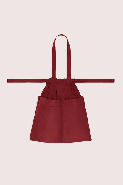 Drawstring Tote Bag M Red
