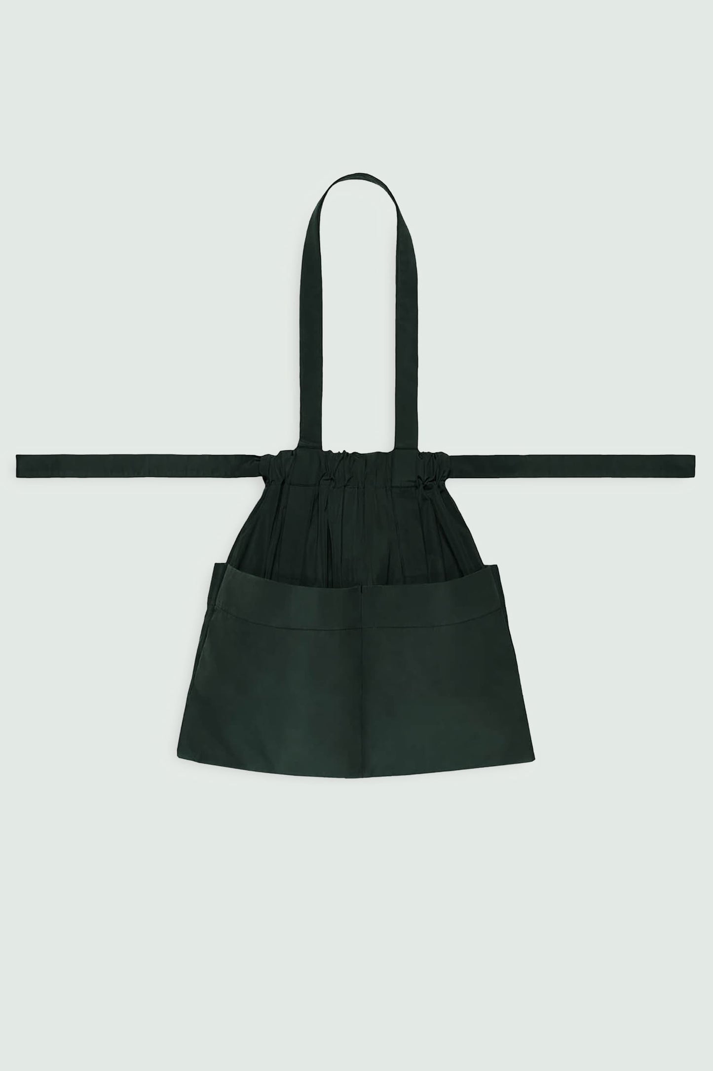 Drawstring Tote Back SM Green