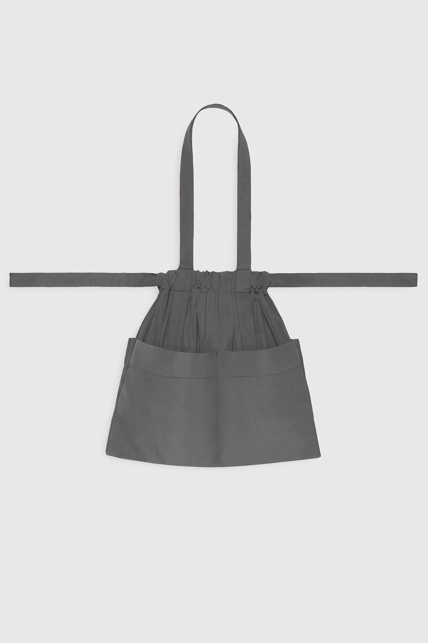 Drawstring Tote Back SM Grey