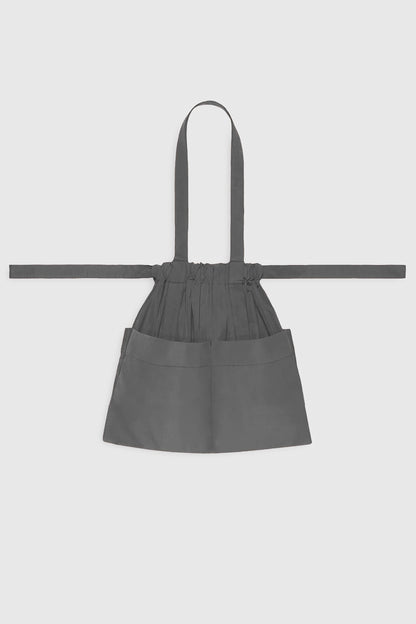 Drawstring Tote Back SM Grey