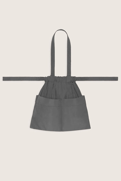 Drawstring Tote Back SM Grey