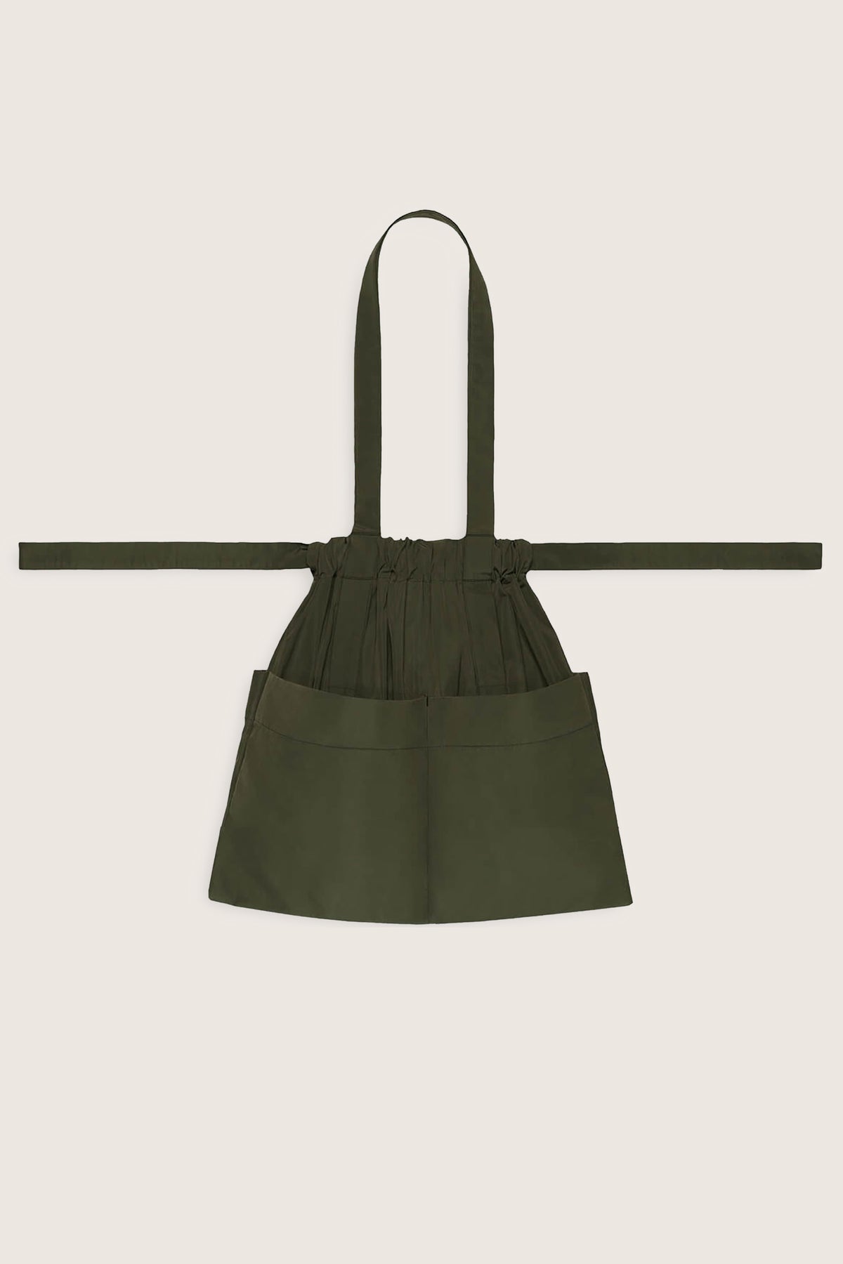 Drawstring Tote Back SM Khaki