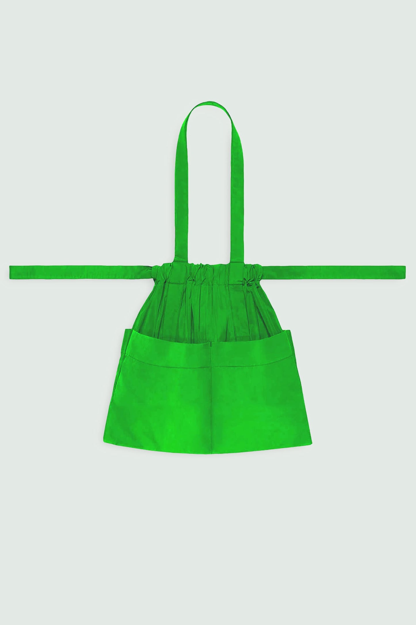 Drawstring Tote Bag SM Neon Green