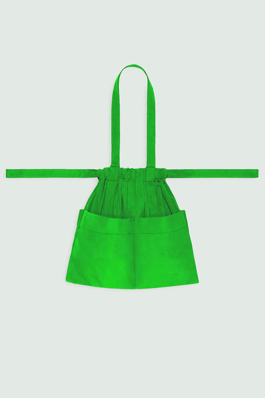Drawstring Tote Bag SM Neon Green