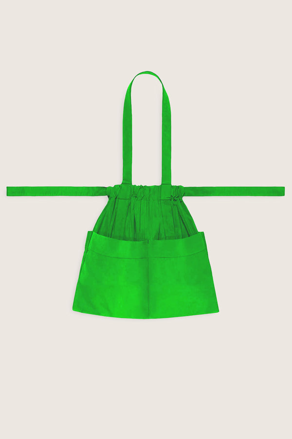Drawstring Tote Bag SM Neon Green