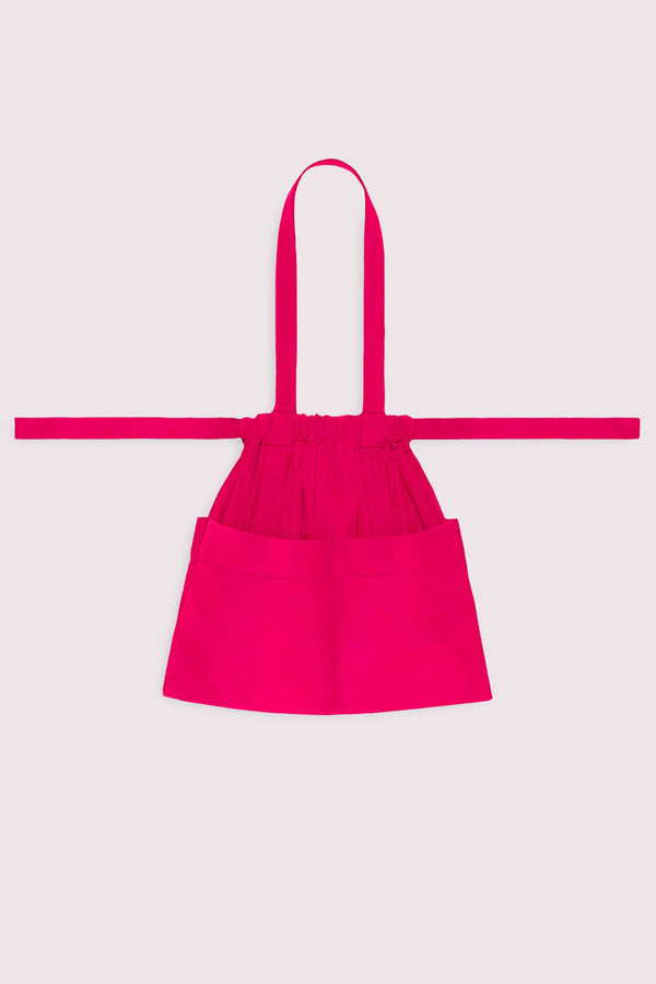 Drawstring Tote Bag SM Neon Pink