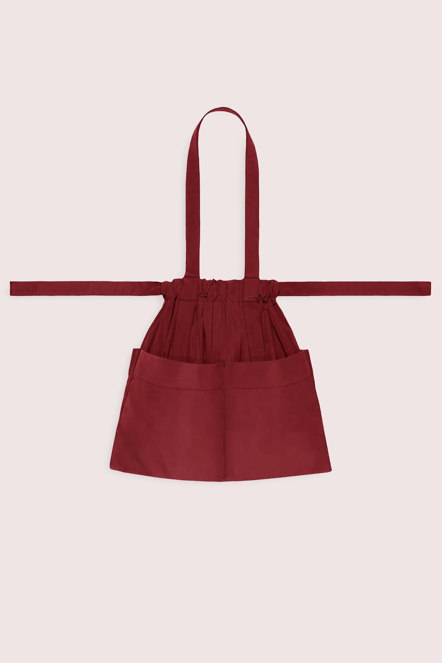 Drawstring Tote Back SM Red
