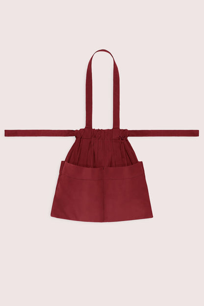 Drawstring Tote Back SM Red