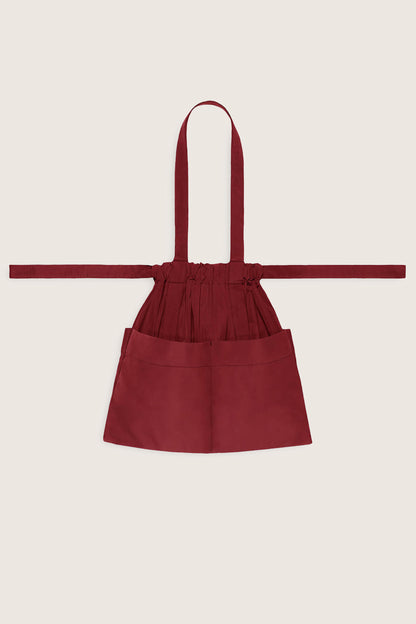Drawstring Tote Back SM Red