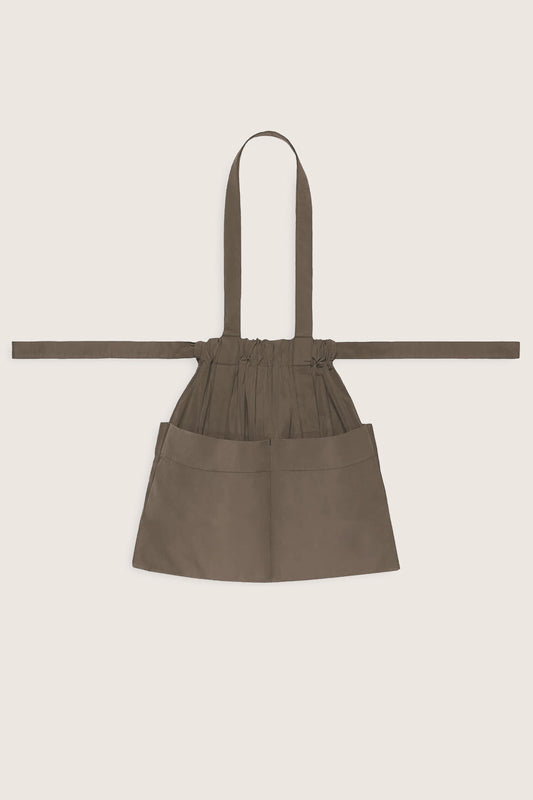 Drawstring Tote Back SM Taupe