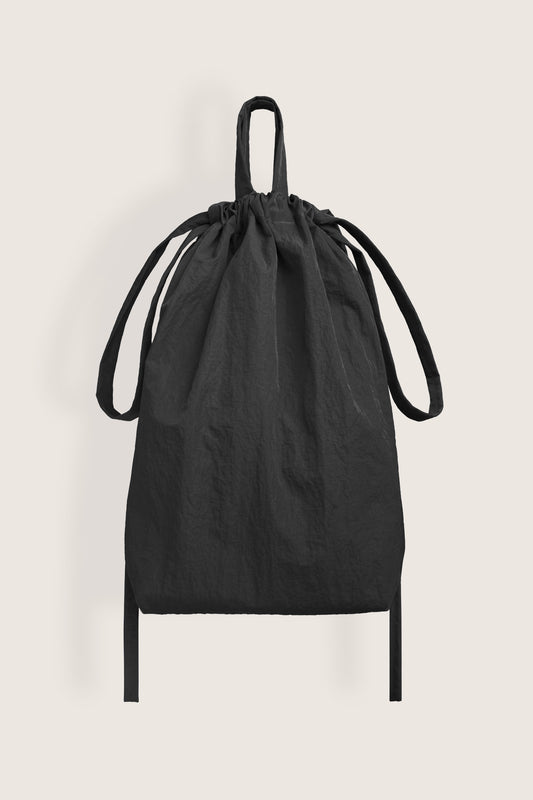 Eco Nylon Backpack Black