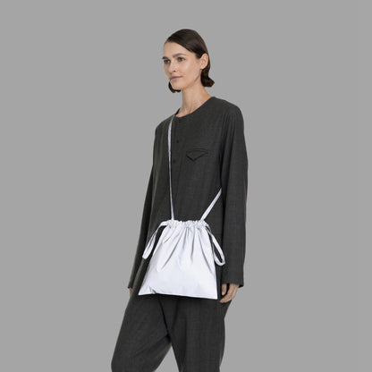 Drawstring Bag with Strap SS 30 Reflective Material