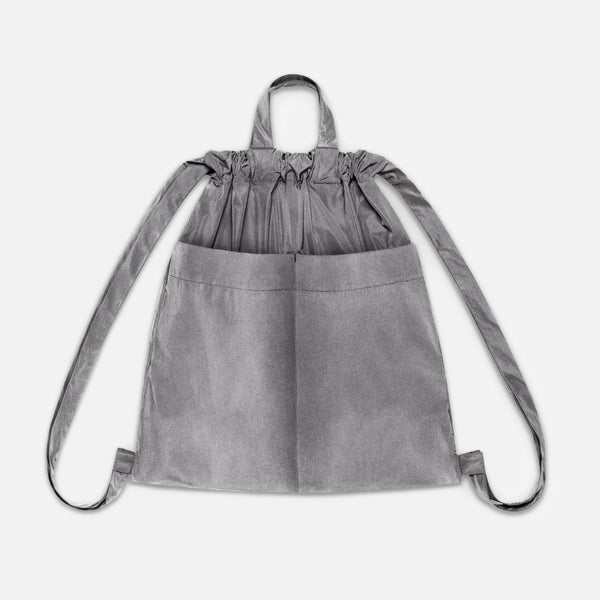 Drawstring Backpack Taupe 