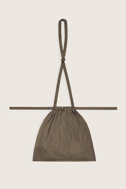Drawstring Bag with Strap S 35 Red