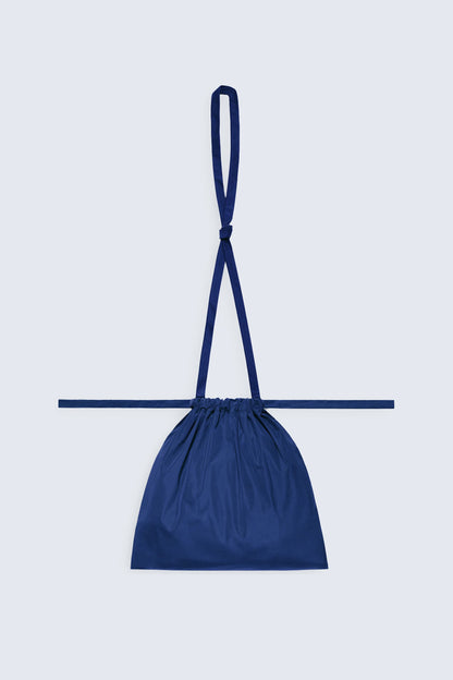 Drawstring Bag with Strap SS 30 Blue