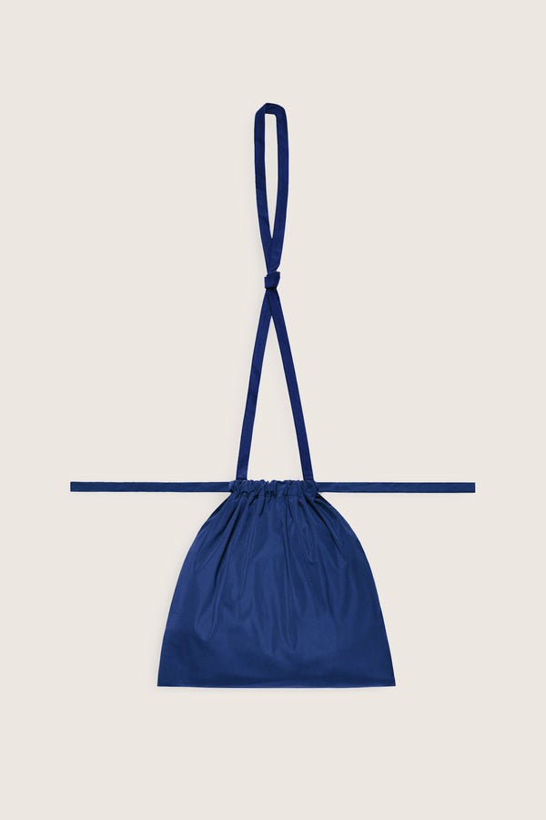 Drawstring Bag with Strap SS 30 Blue
