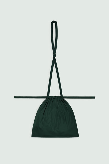Drawstring Bag with Strap SS 30 Green